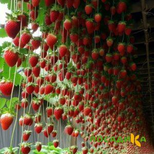 Клубника ампельная Анастасия купить по цене от 370р. в интернет-магазине «Посадика» с доставкой почтой в в Юхнове и по всей России – [изображение №1].
